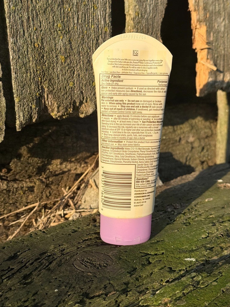 Baby Sunscreen SPF 50 Mineral-Based Sensitive Skin Protection 3oz