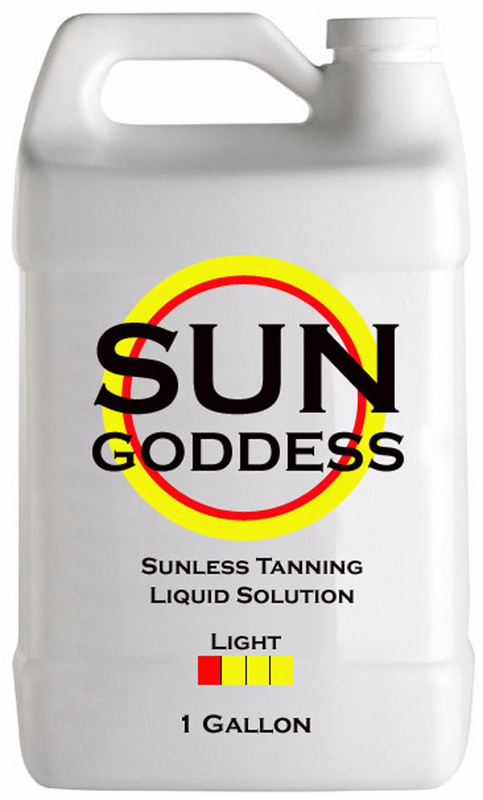 Light Spray Tan Solution - 1 Gallon Self Tanner with Applicator & Gloves