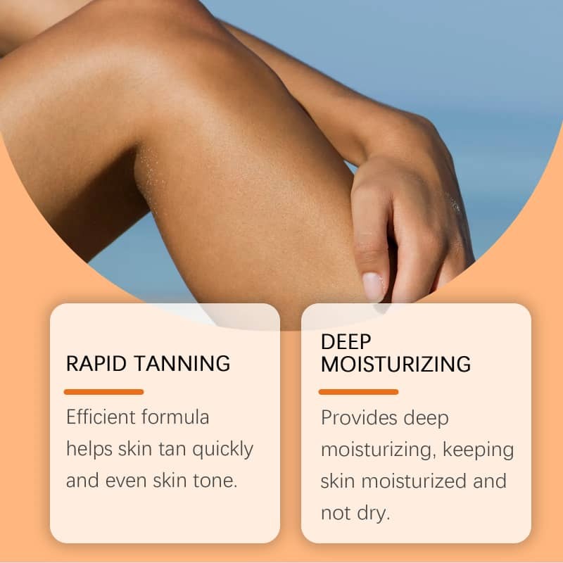 Natural Outdoor Beach Tanning Oil with Moisturizing Body Oil