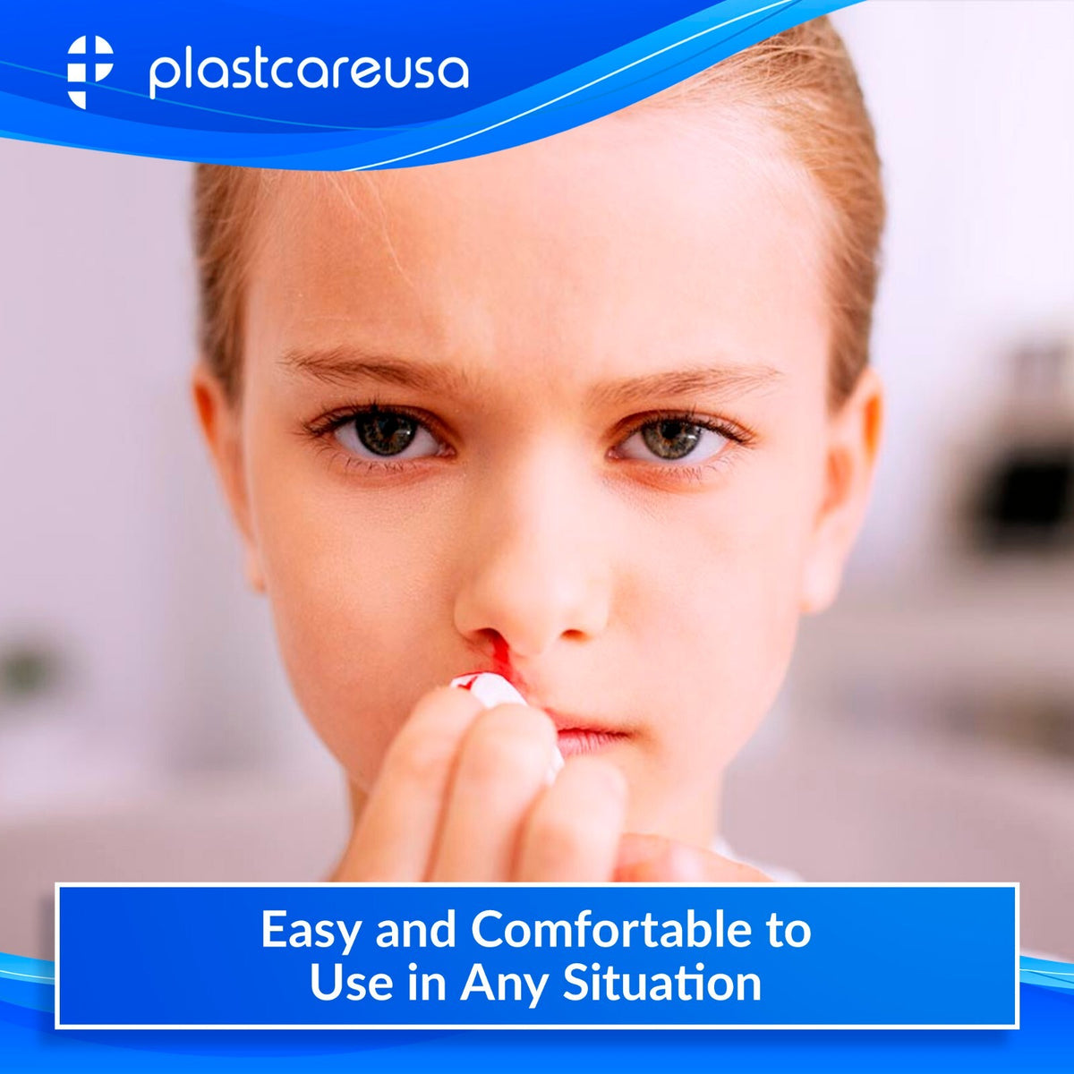 Nose Bleed Stop Plugs - 50 Pack, Extra Absorbent Blood Clotting, Kids & Adults