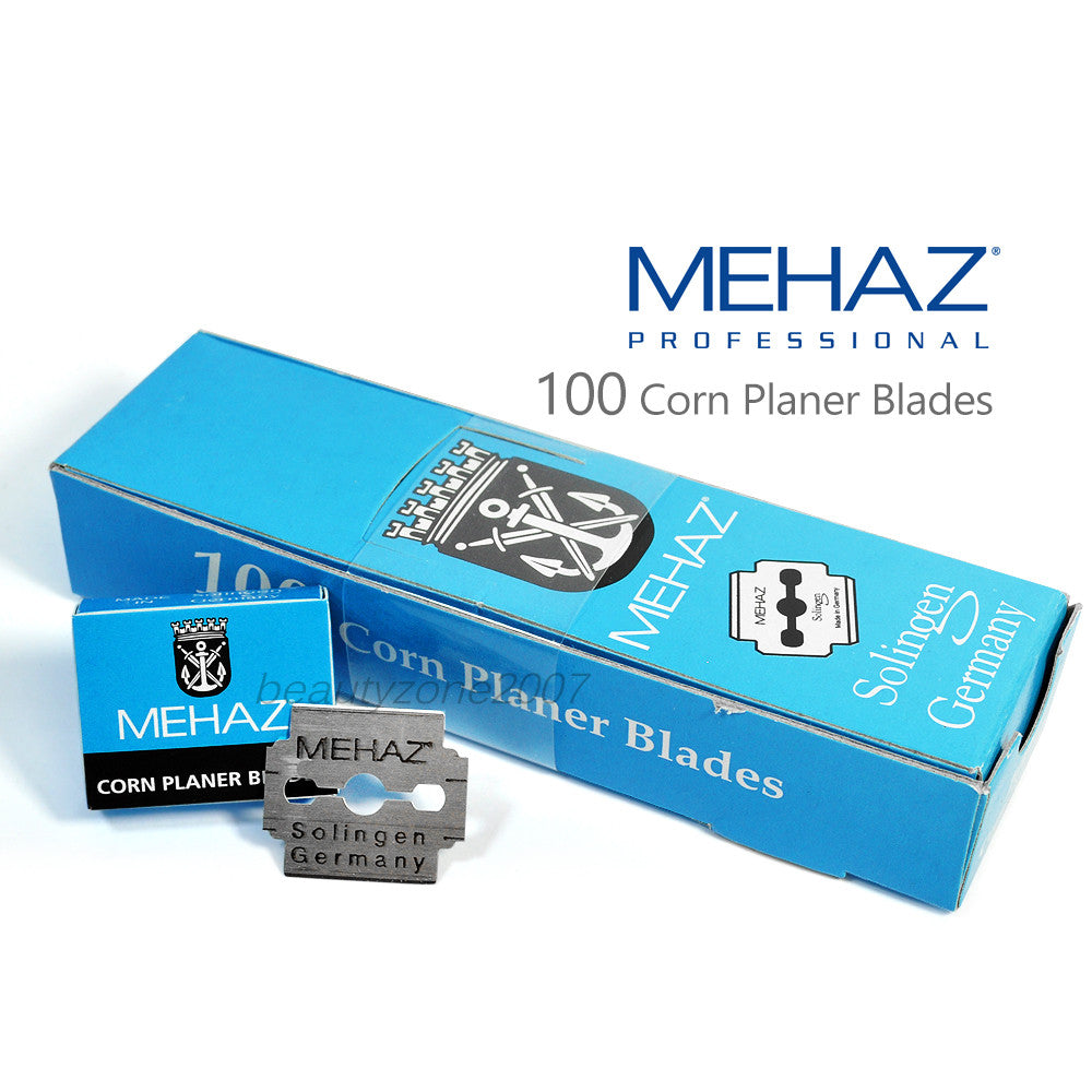 Corn Planer Blades 100 Pack - Universal Stainless Steel Double Edge Replacement