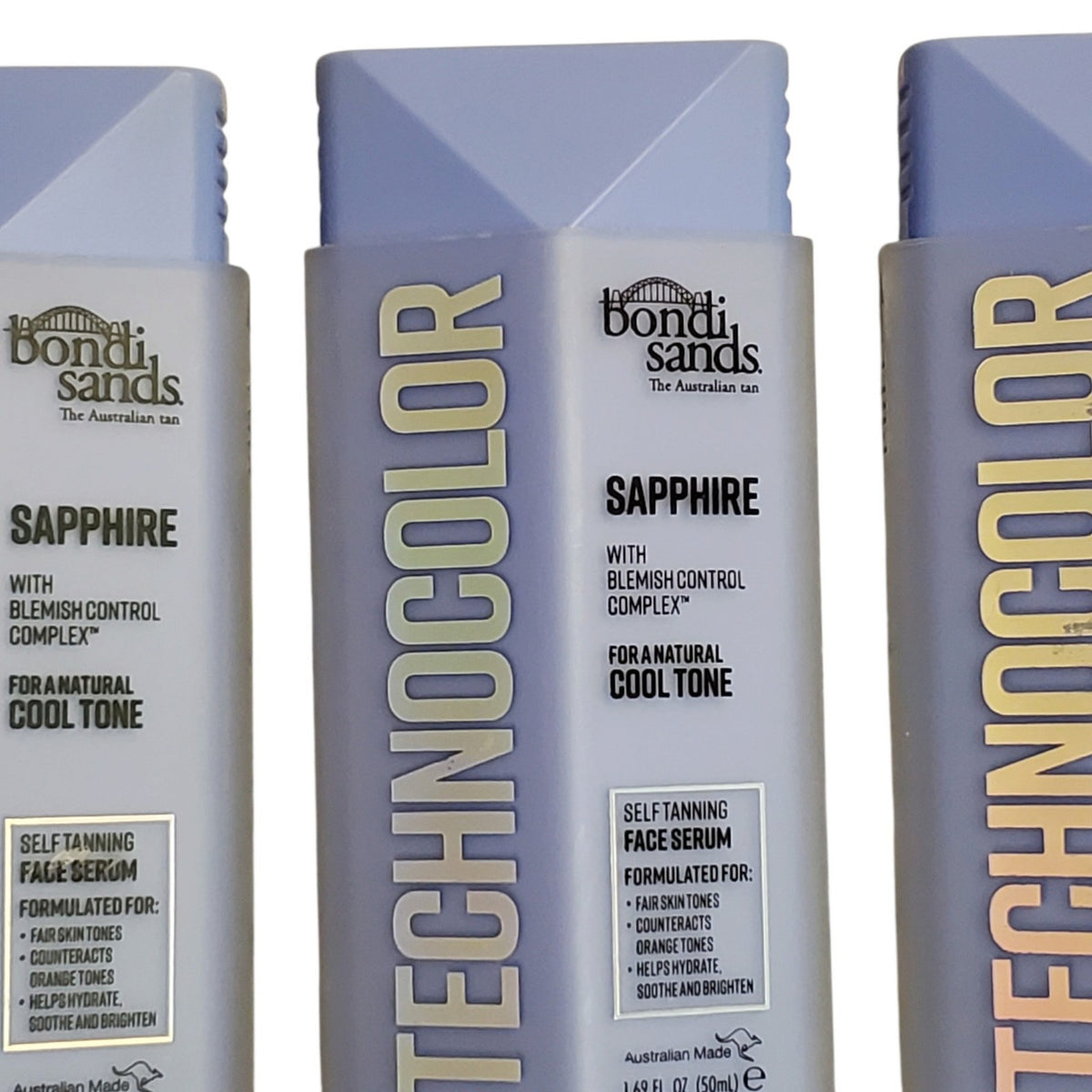 Self Tanning Face Serum - Natural Cool Tone, Hydrating & Blemish Control