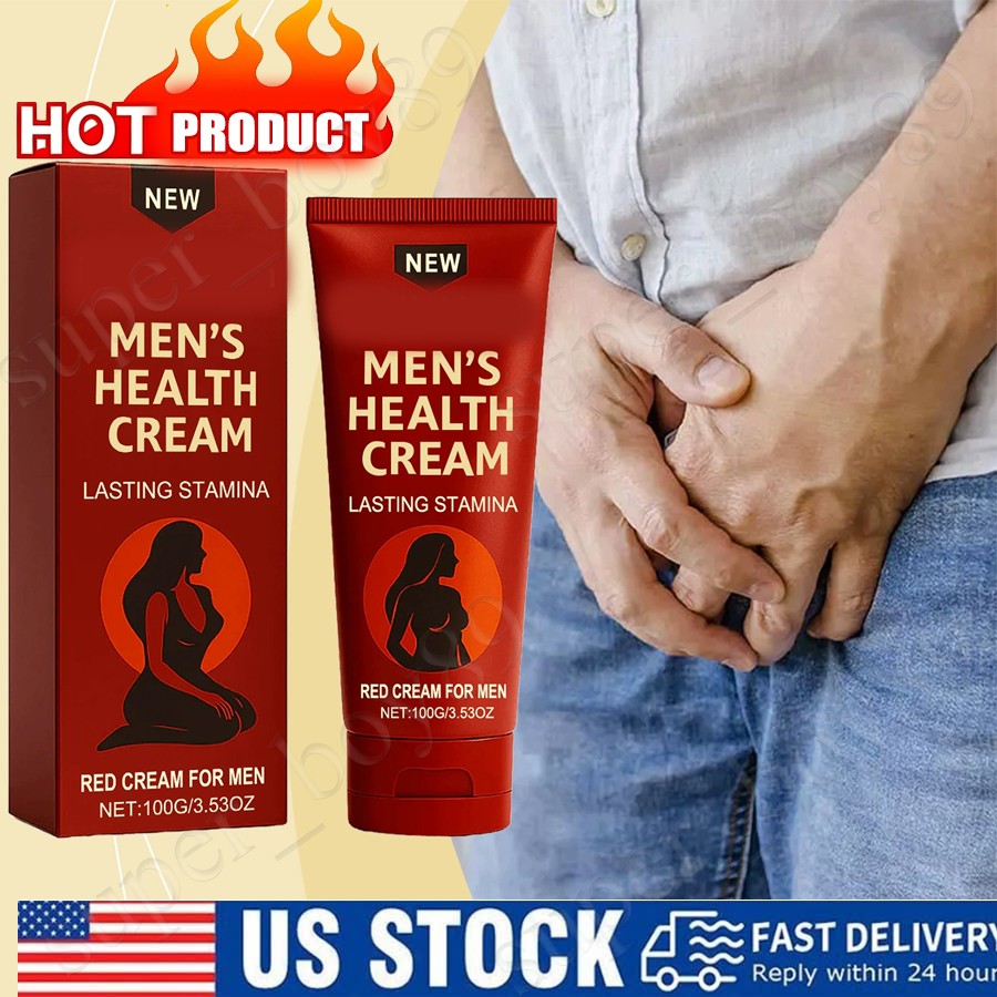 Men's Herbal Vitality & Performance Cream - Daily Revitalizer, Soothing Formula