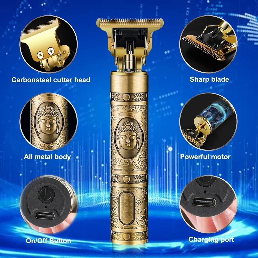 Men's Electric Shaving Machine Waterproof USB Rechargeable Trimmer