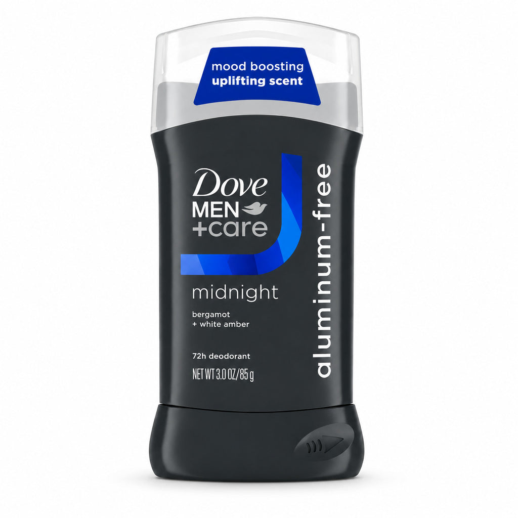 Men's Deodorant Stick - Aluminum-Free, 72-Hour Protection, Midnight Scent - 3 oz