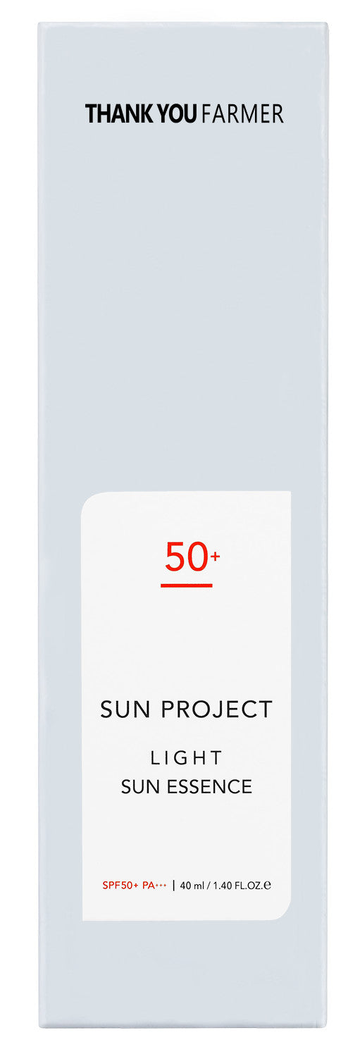 Thank You Farmer Sun Project Light Sun Essence SPF50+ PA+++ - Lightweight Sun Protection, 40ml