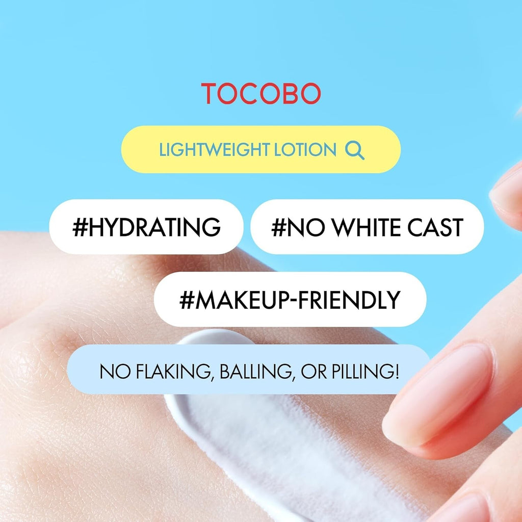 Tocobo Bio Watery SPF50+ Sun Cream - Hydrating Korean Sunscreen for Sensitive Skin