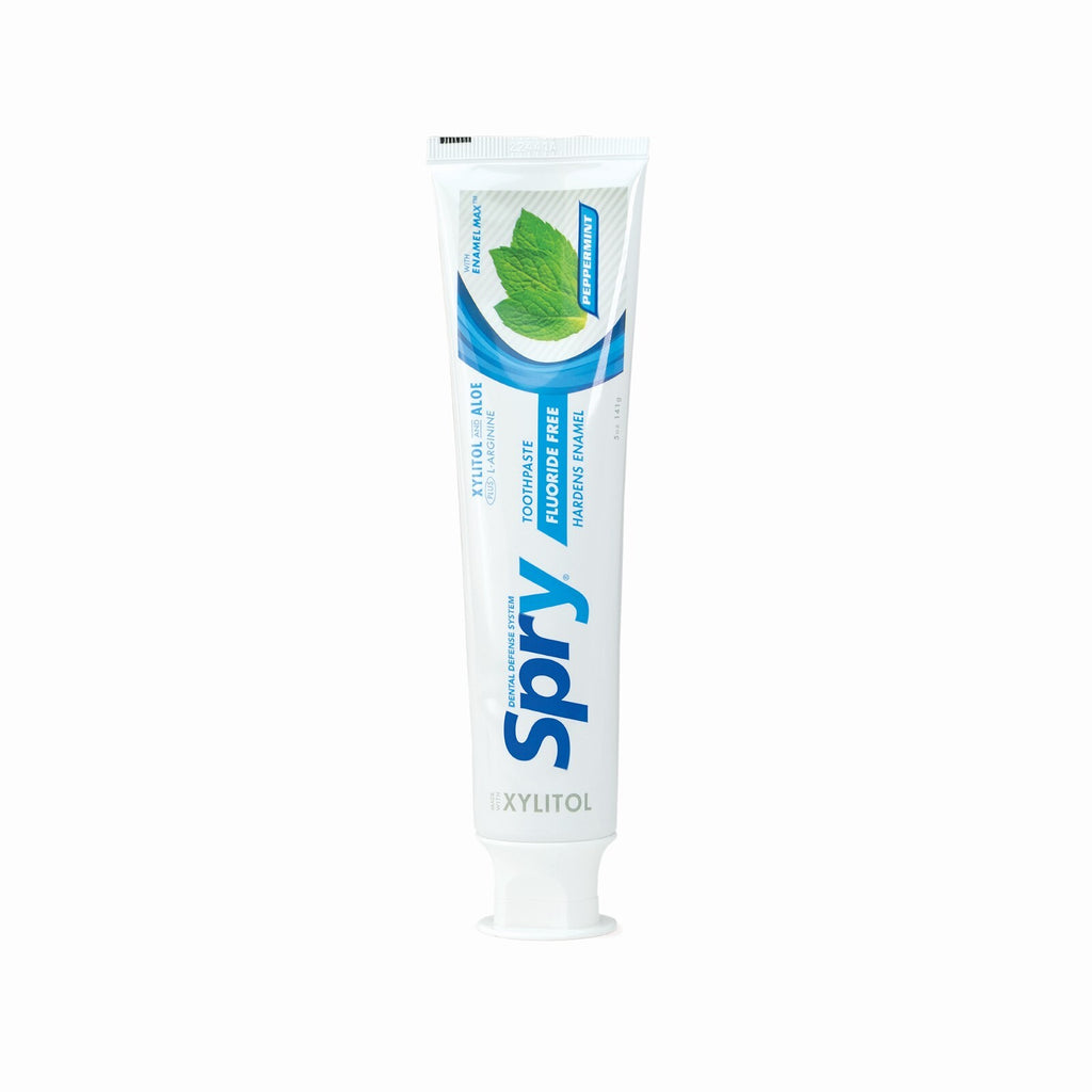 Natural Peppermint Fluoride-Free Toothpaste with Xylitol for Whitening & Fresh Breath