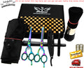 Professional Hairdressing Thinning & Cutting Scissors Set 5.5" with Razor & Pouch