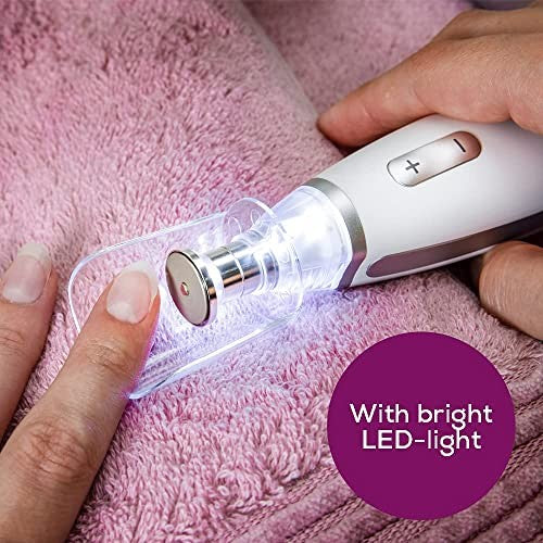 Professional Nail Drill Kit with 10 Attachments, Portable Electric File for Acrylic & Gel Nails