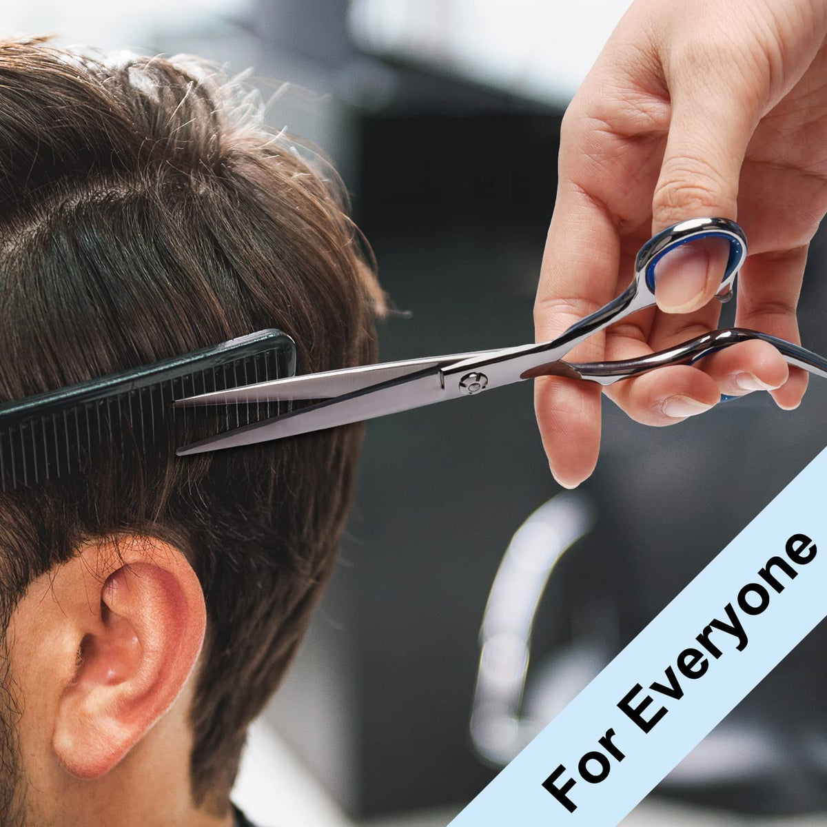Professional 6.5 Inch Hair Cutting Scissors for Barbers and Home Use