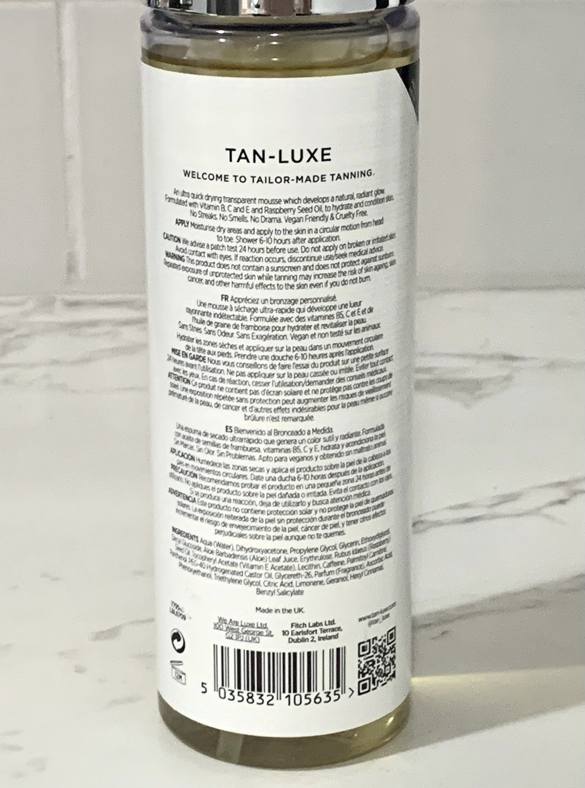 Self-Tanning Mousse Light/Medium 6.76 oz Hydrating Tan Lotion - New