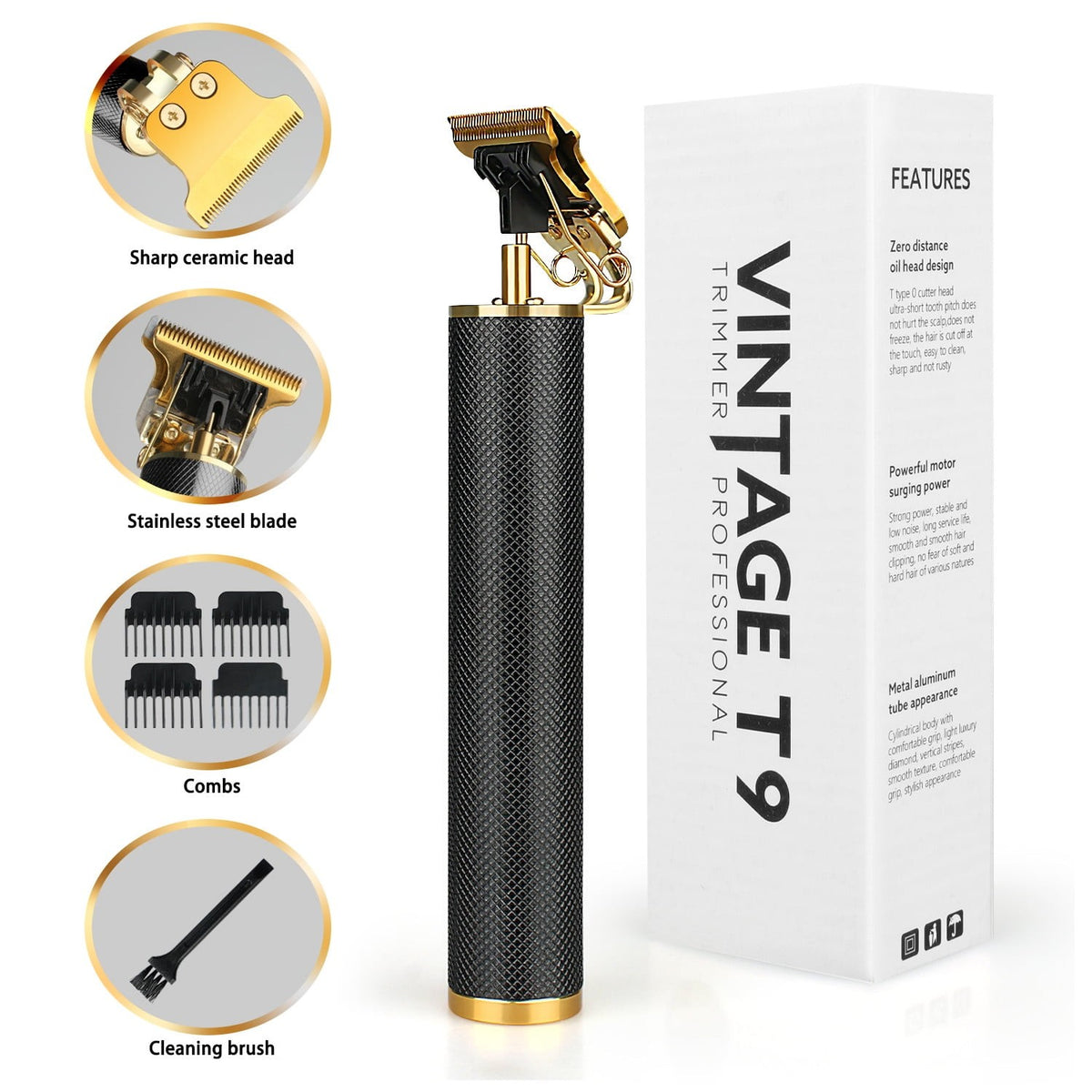 Cordless Hair Clipper & Beard Trimmer for Men and Women