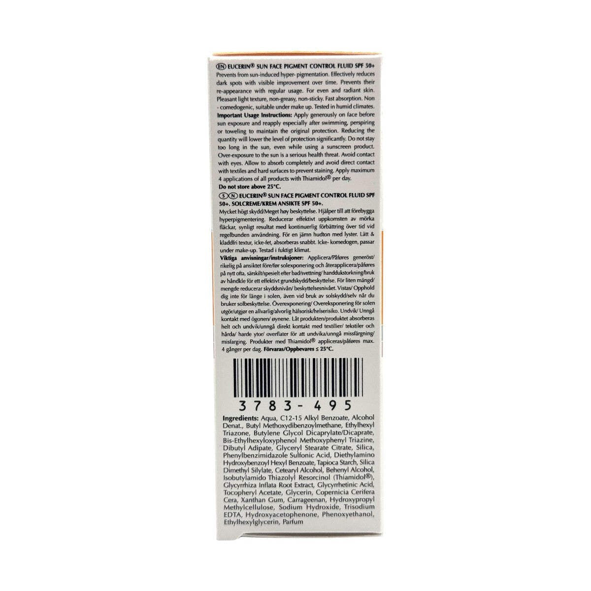 Eucerin Pigment Control SPF 50+ Sun Fluid - Lightweight Face Sunscreen 50ml