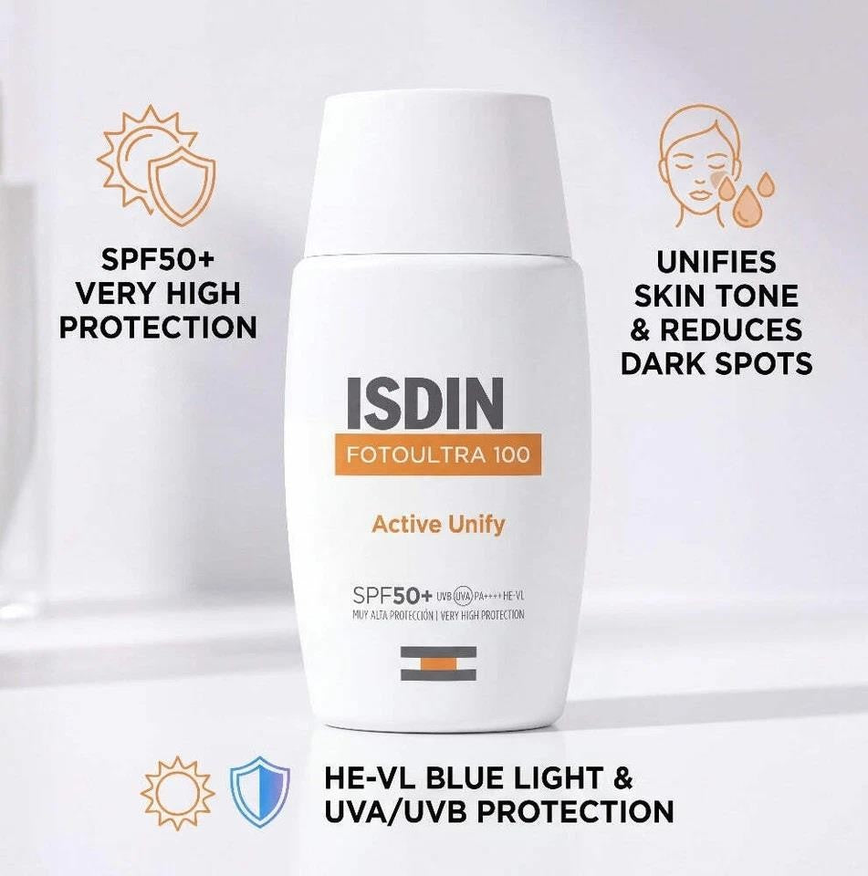 SPF50+ Depigmenting Sunscreen with Hyaluronic Acid & UVA Protection 50ml
