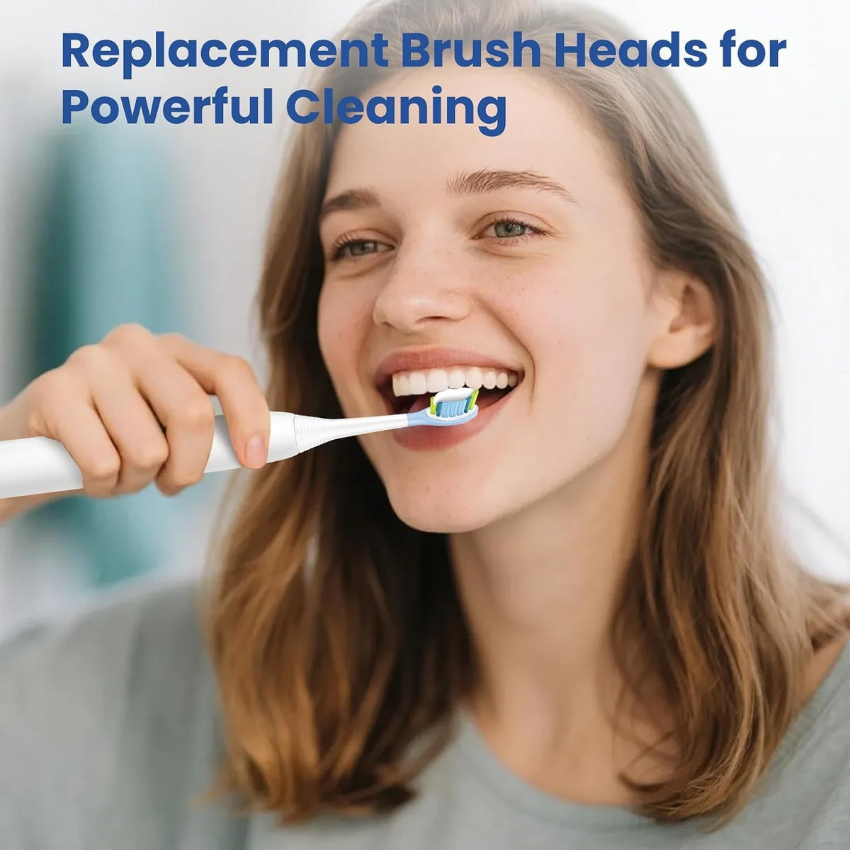 Universal Compatibility Toothbrush Replacement Heads Pack of 8 or 16