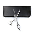 Professional 6-Inch Double Teeth Hair Cutting Shears - Stainless Steel