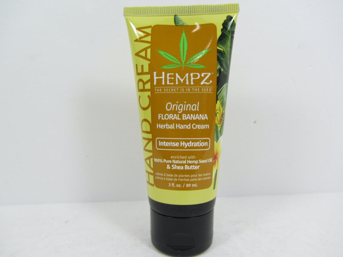 Hydrating Herbal Hand Cream with Hemp Seed Oil & Shea Butter - 3 oz