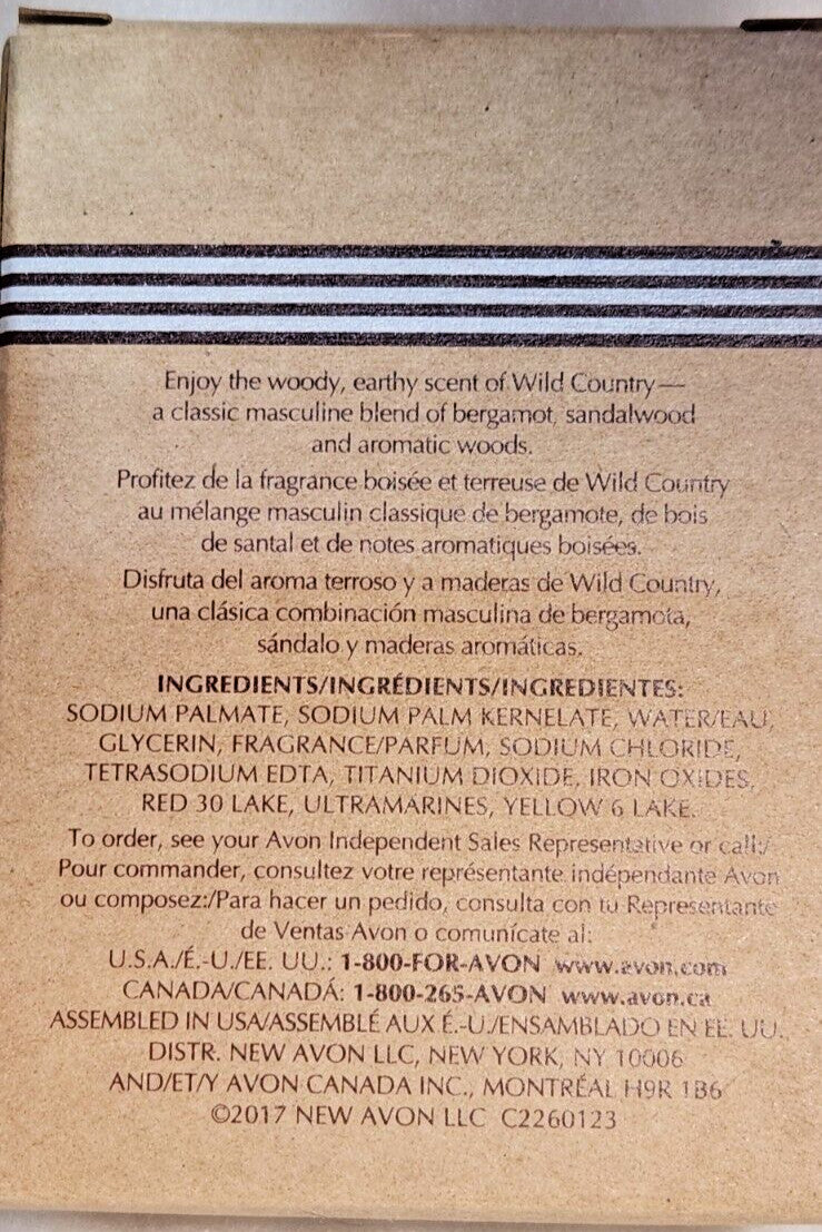Soap on a Rope 5 oz - Wild Country Scent, Durable Bath Soap