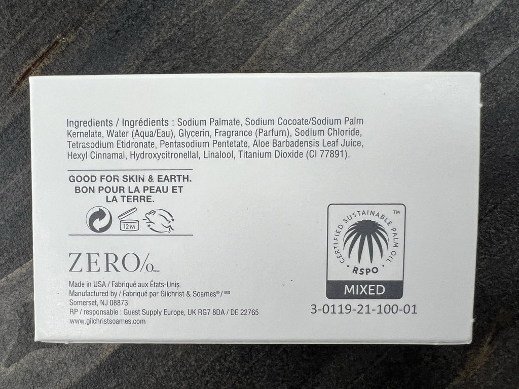 Lot of 50 Zero% Face Soap Bars - Travel Size Natural Skin Care