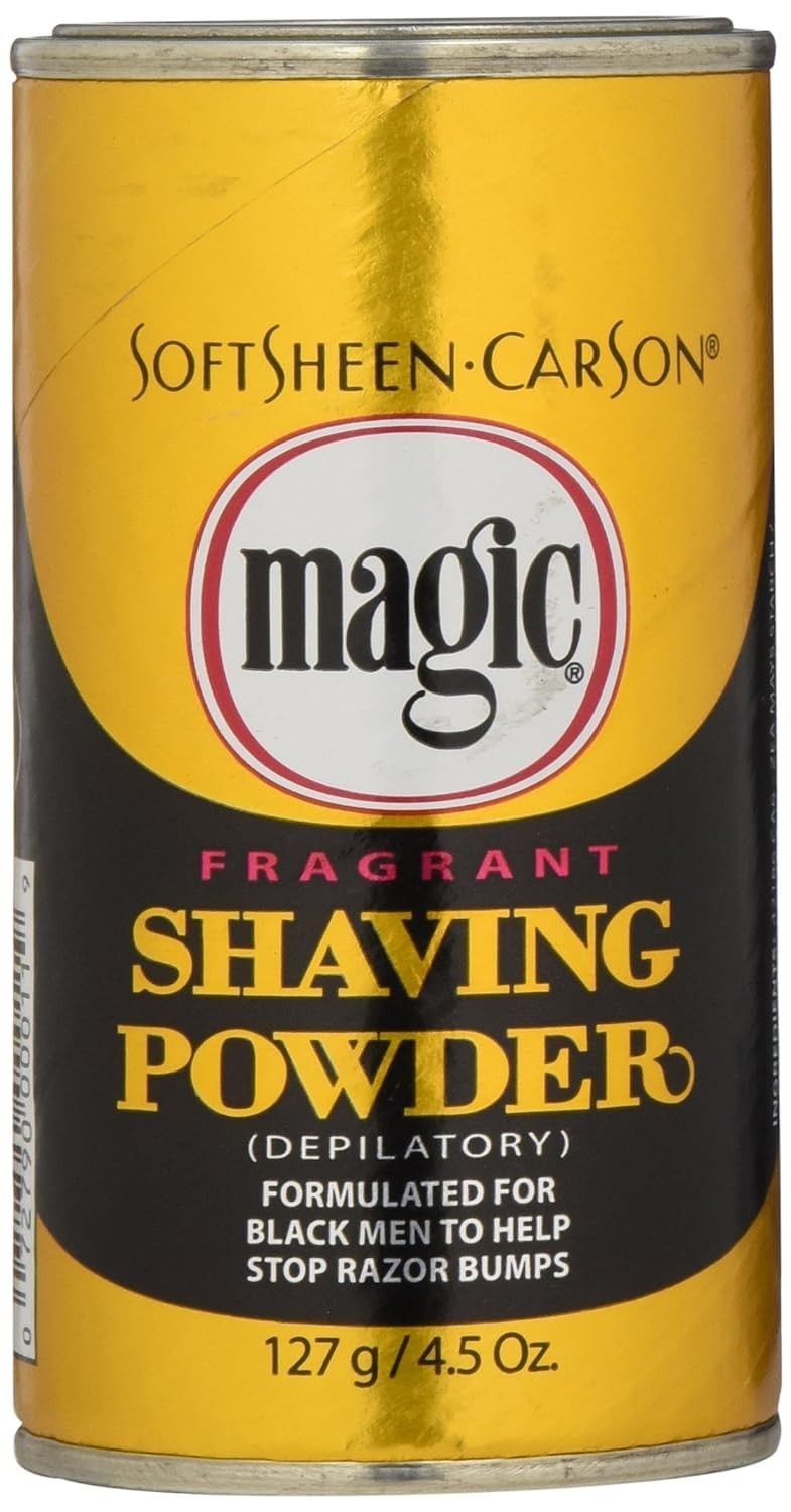 Men's Facial Hair Removal Powder - Razorless Shaving & Grooming, 4.5 oz