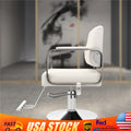 Heavy Duty Hydraulic Barber Chair with Adjustable Height & 360° Rotation for Salon Spa Tattoo