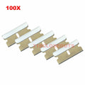 100 Pack Safety Razor Blades - Extra Sharp High Carbon Steel Blades for Shaving & Trimming