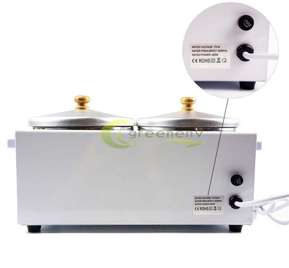 Double Pot Wax Warmer Heater for Professional Salon & Home Use
