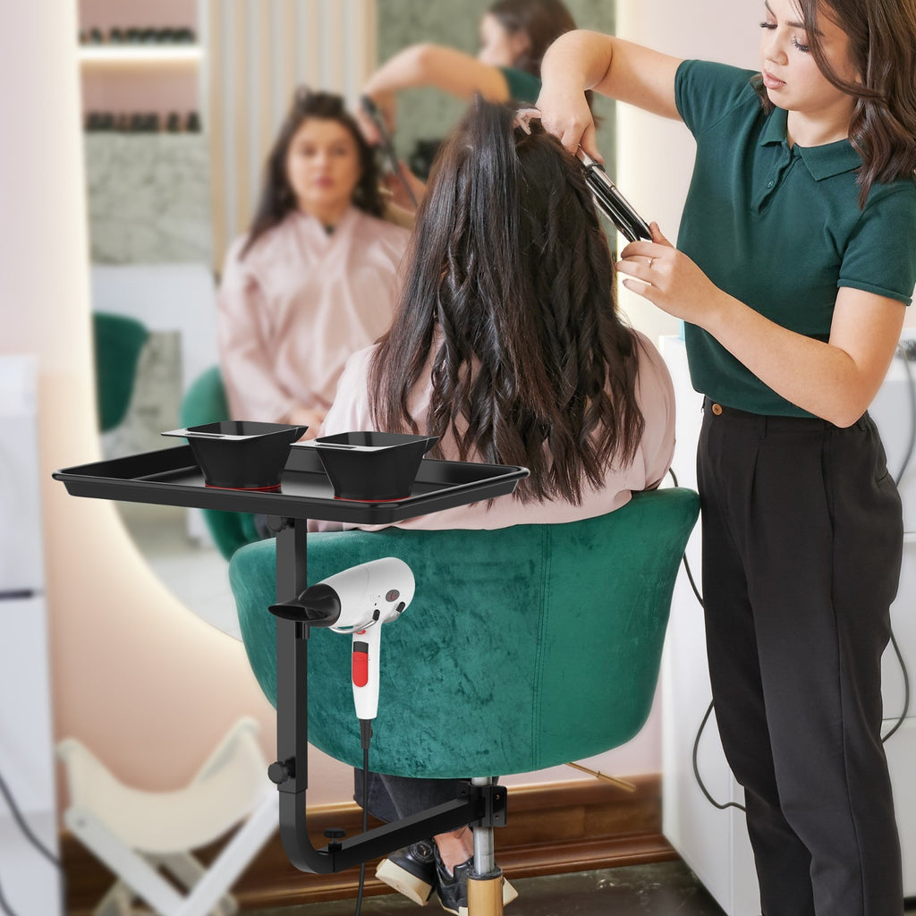 Adjustable 360° Rotation Salon Chair Tray for Hairdressing