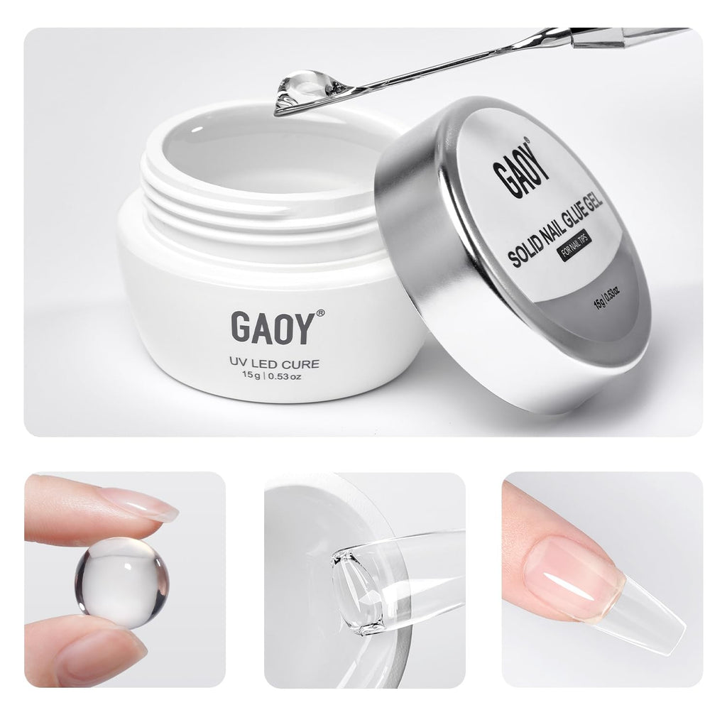 Strong Nail Tip Glue Gel - 15g for Extensions & Press-On Nails