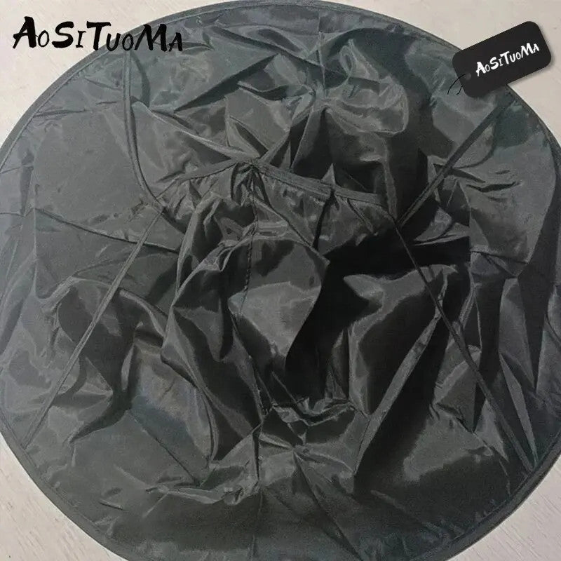 Breathable Haircut Umbrella Cape for Home & Salon Use - Foldable & Protective