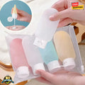 4-Pack 60ml Refillable Travel Bottles Set for Toiletries & Liquids