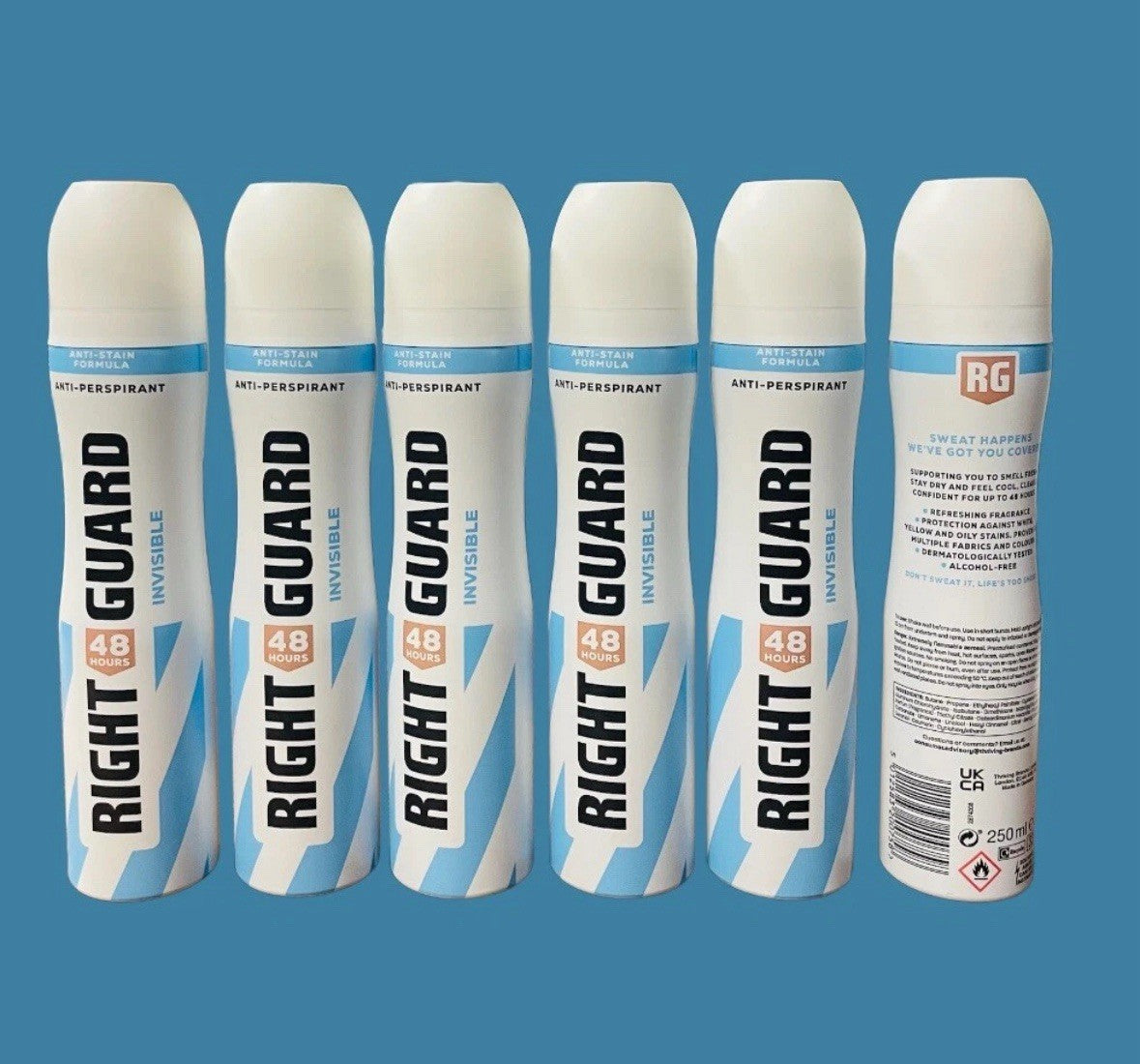Invisible Anti-Perspirant Spray 48H Deodorant 250ml - Free Shipping