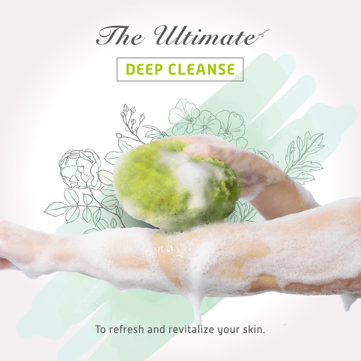 Deep Cleansing Body Loofah Sponge Set – Natural Colors, Dual Textures for Gentle & Deep Exfoliation (Pack of 3)
