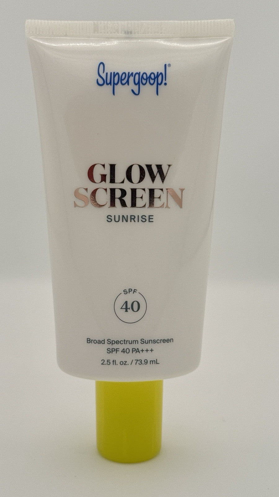 Supergoop Glow Screen SPF 40 Sunrise Sunscreen with Sheer Glow - 2.5 Oz Jumbo