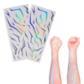 Iridescent Demon Mark Temporary Tattoos – 50 Count K-Style Fashion Drag Look