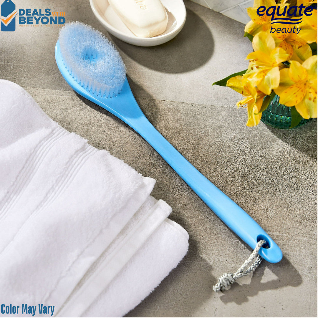 Luxury Bath Brush Set with Long Handle and Silky Bristles – 3 Pack