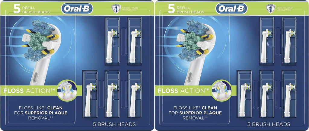 Electric Toothbrush Replacement Heads - FlossAction 10 Pack