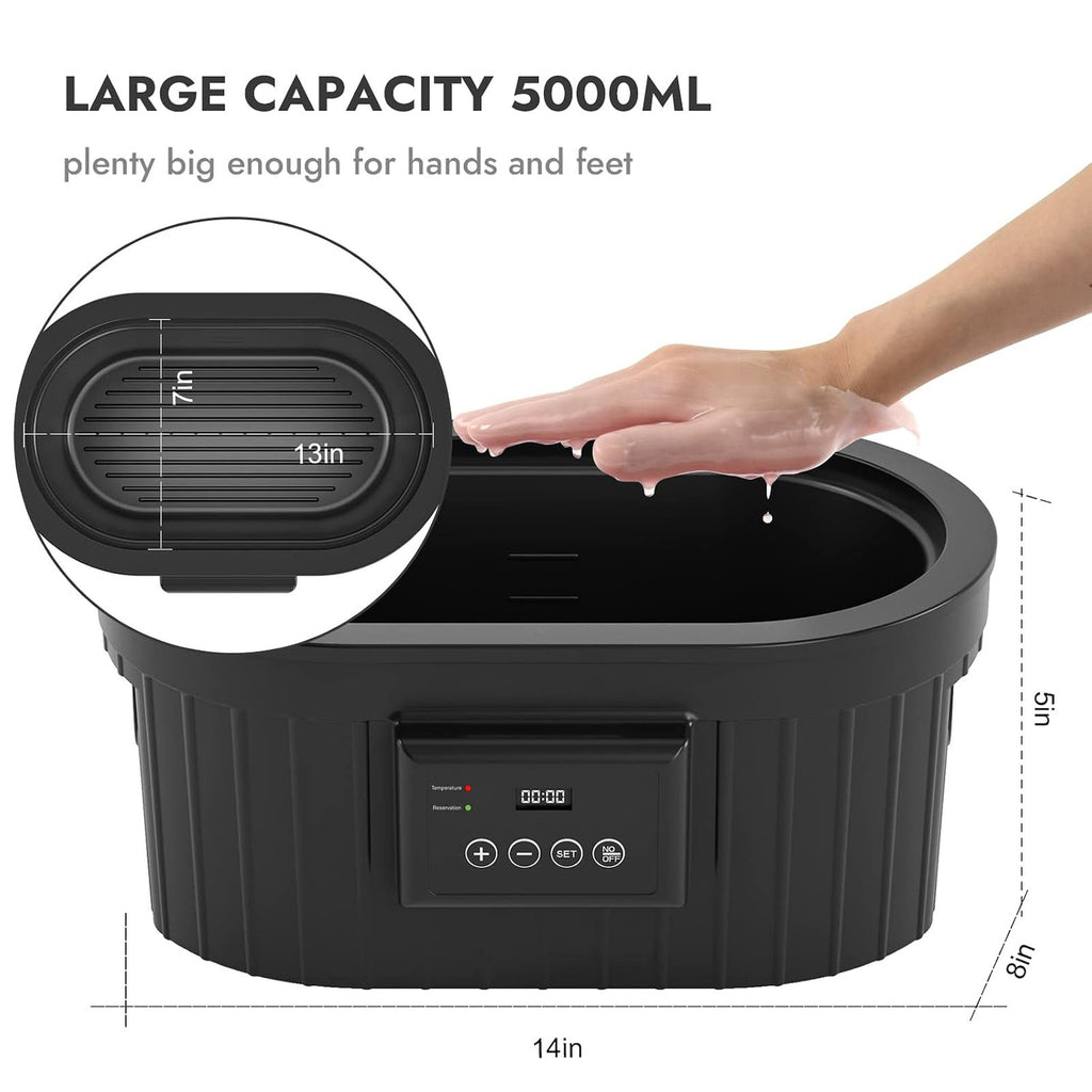 Paraffin Wax Machine for Hands and Feet 5000ml Spa & Arthritis Therapy Kit