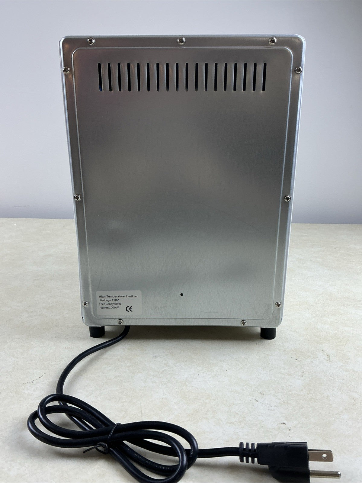 Mini High Temperature Sterilizer for Tools 250°C with Timer - Silver/White