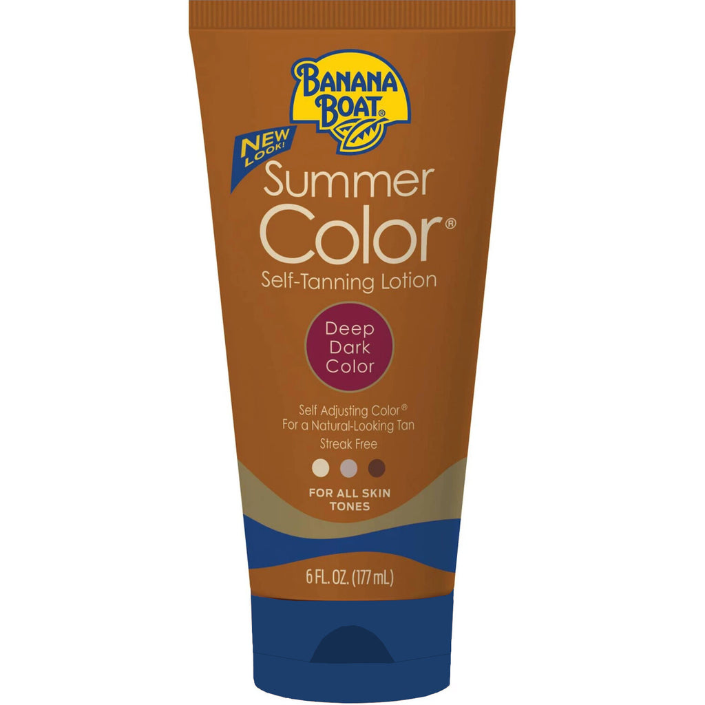 Deep Dark Self-Tanning Lotion - Oil-Free Sunless Tan, 6 oz