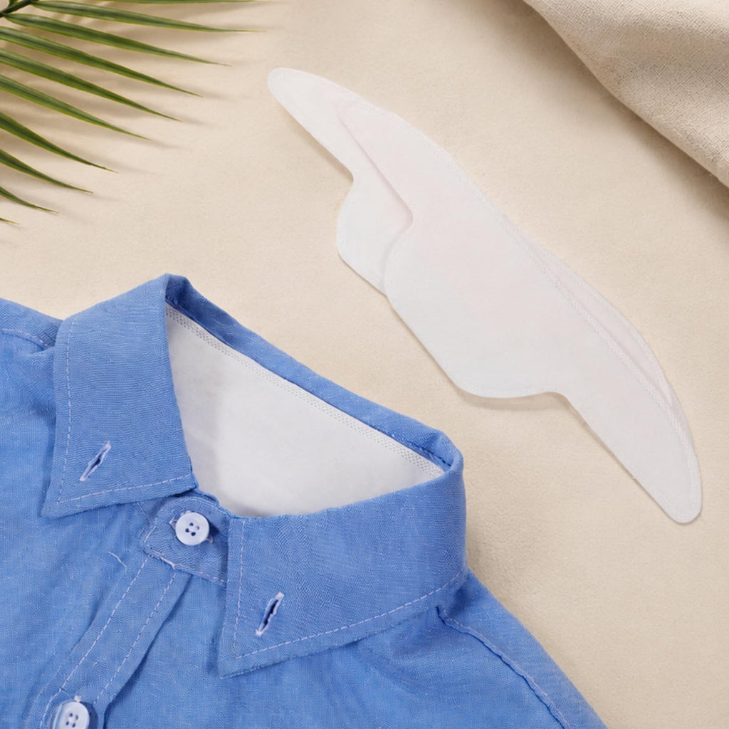 50Pcs Invisible Shirt Collar Protectors Sweat Pads Disposable Neck Liners