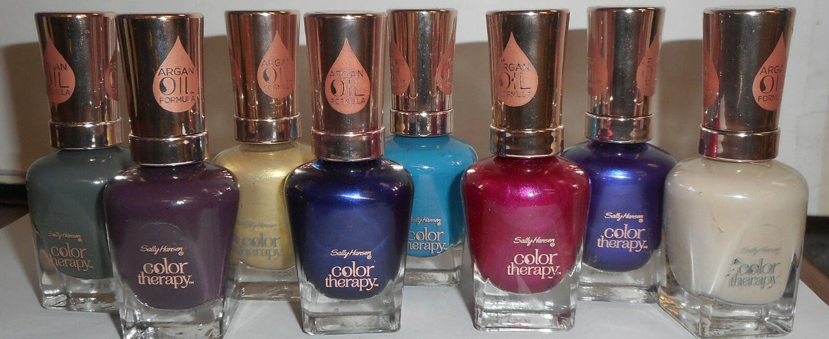Assorted Nail Polish Lot of Sally Hansen Color Therapy 0.5oz - Random Shades