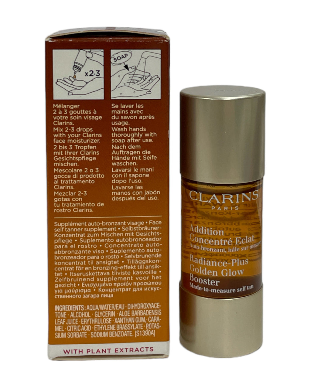 Clarins Radiance Plus Golden Glow Booster - Self Tan, Face & Body Options