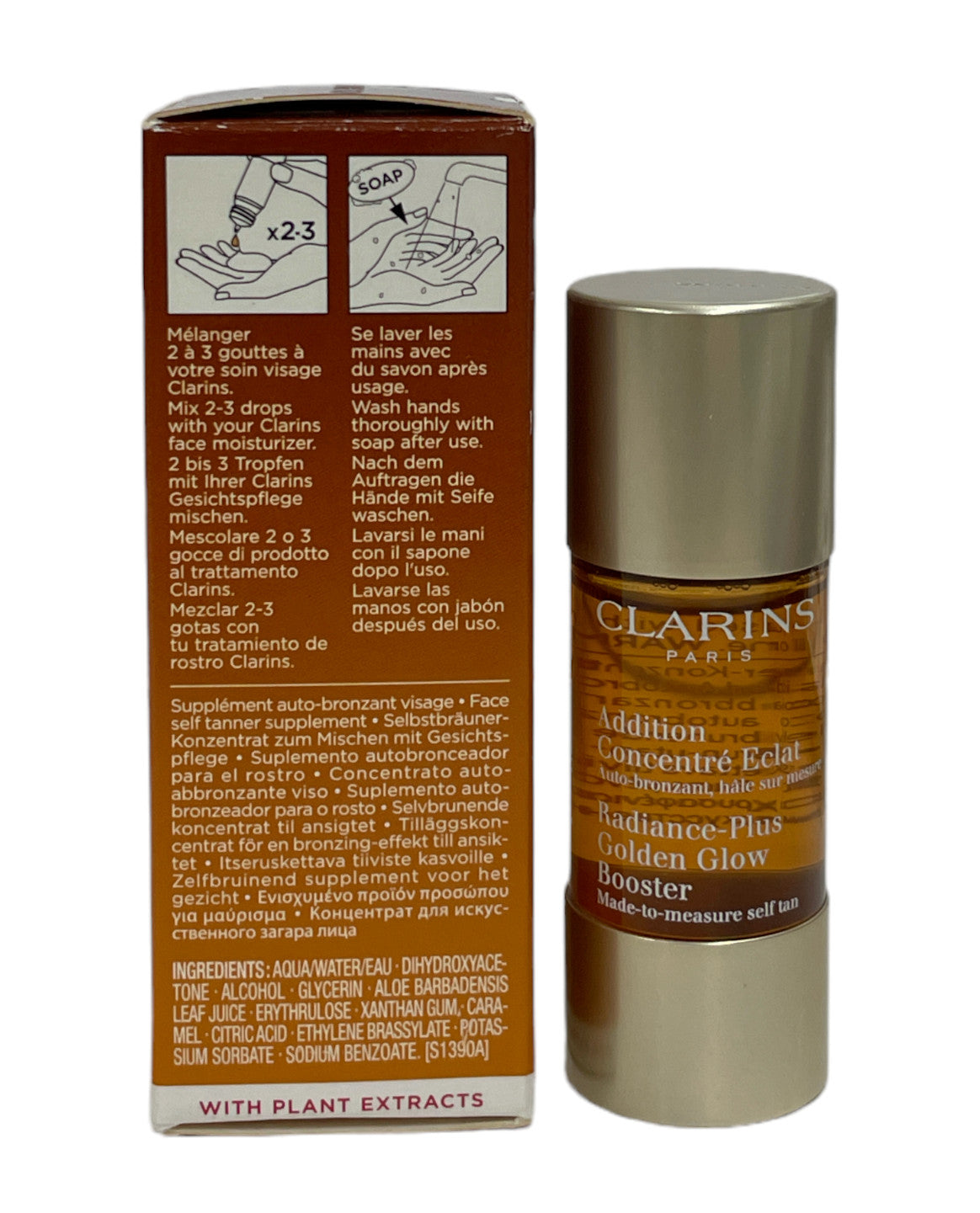 Clarins Radiance Plus Golden Glow Booster - Self Tan, Face & Body Options