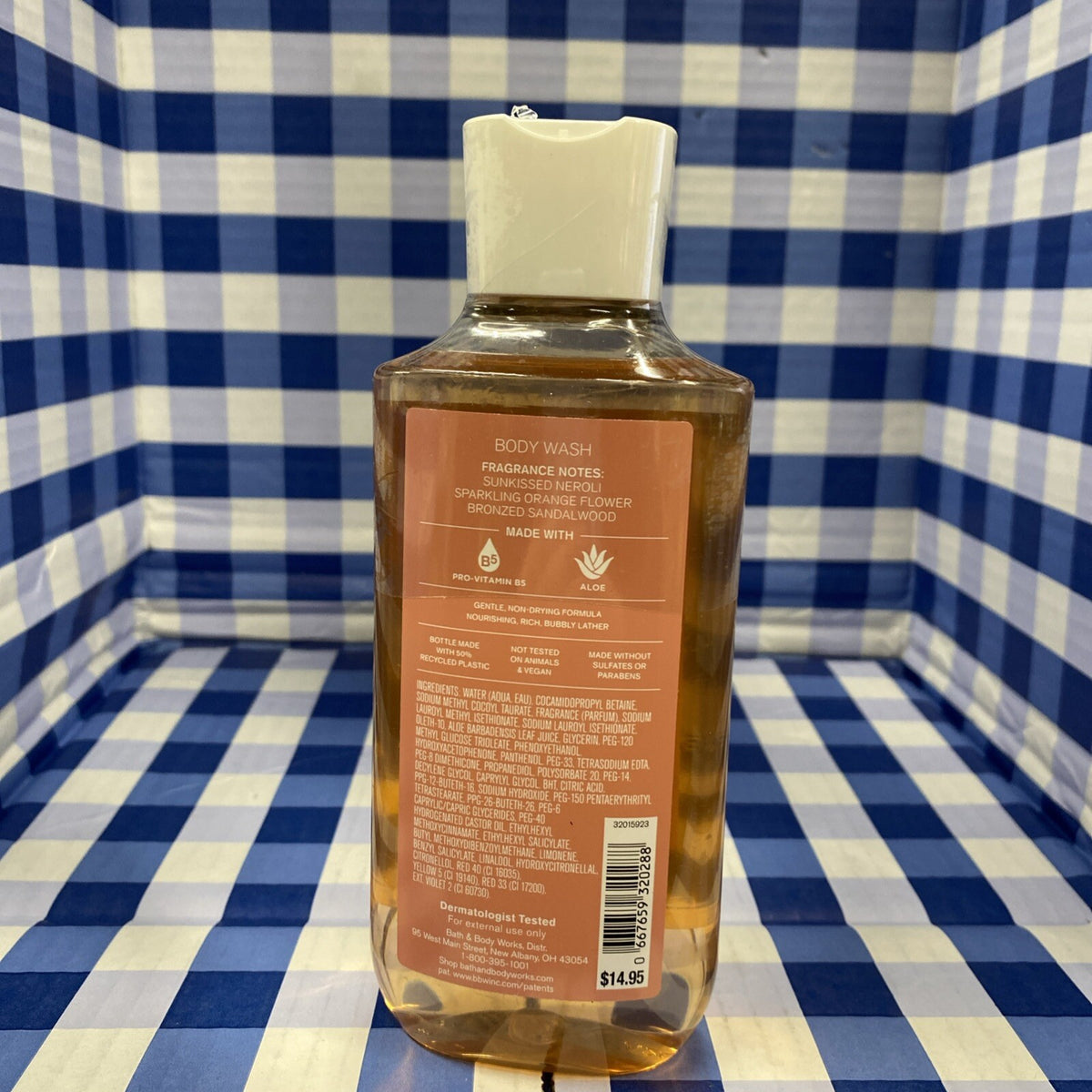 In The Sun Body Wash Gel 10 Oz - Moisturizing Bath & Body Cleanser