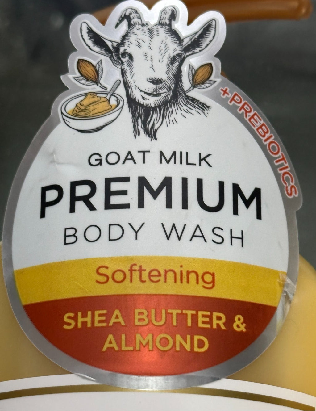 Natural Goat Milk Body Wash with Shea Butter & Almond - 2 Pack