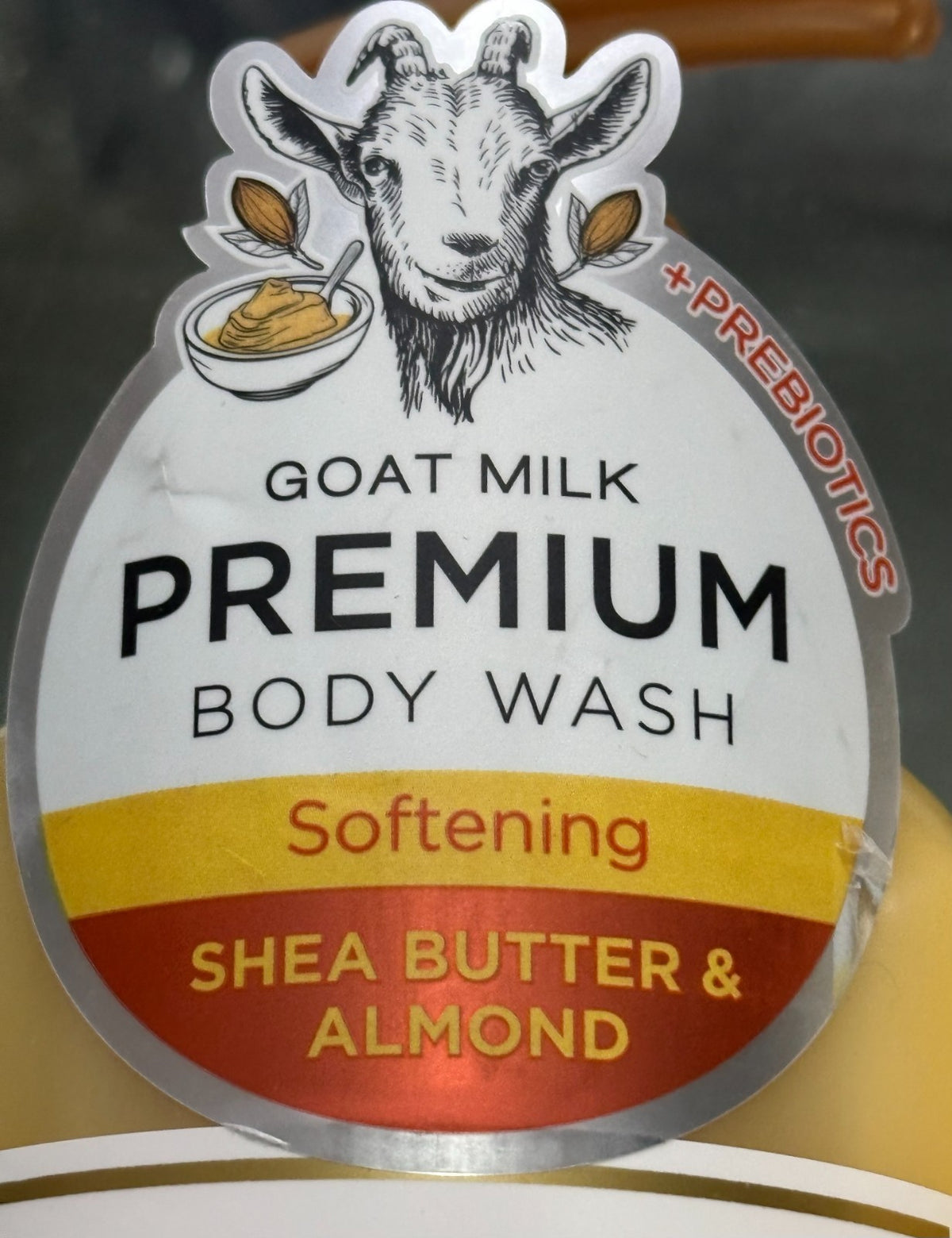 Natural Goat Milk Body Wash with Shea Butter & Almond - 2 Pack