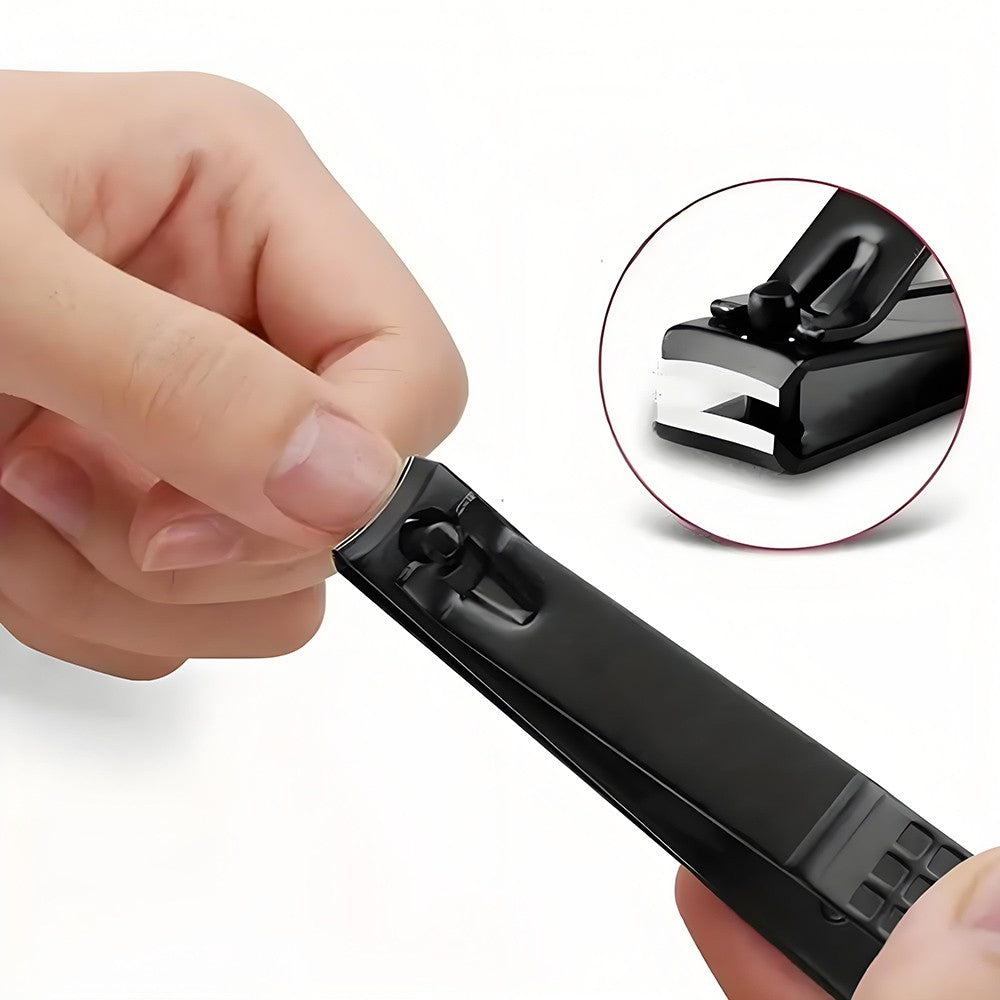 3 Pack Ultra Sharp Carbon Steel Nail Clippers for Men & Women Curved Edge