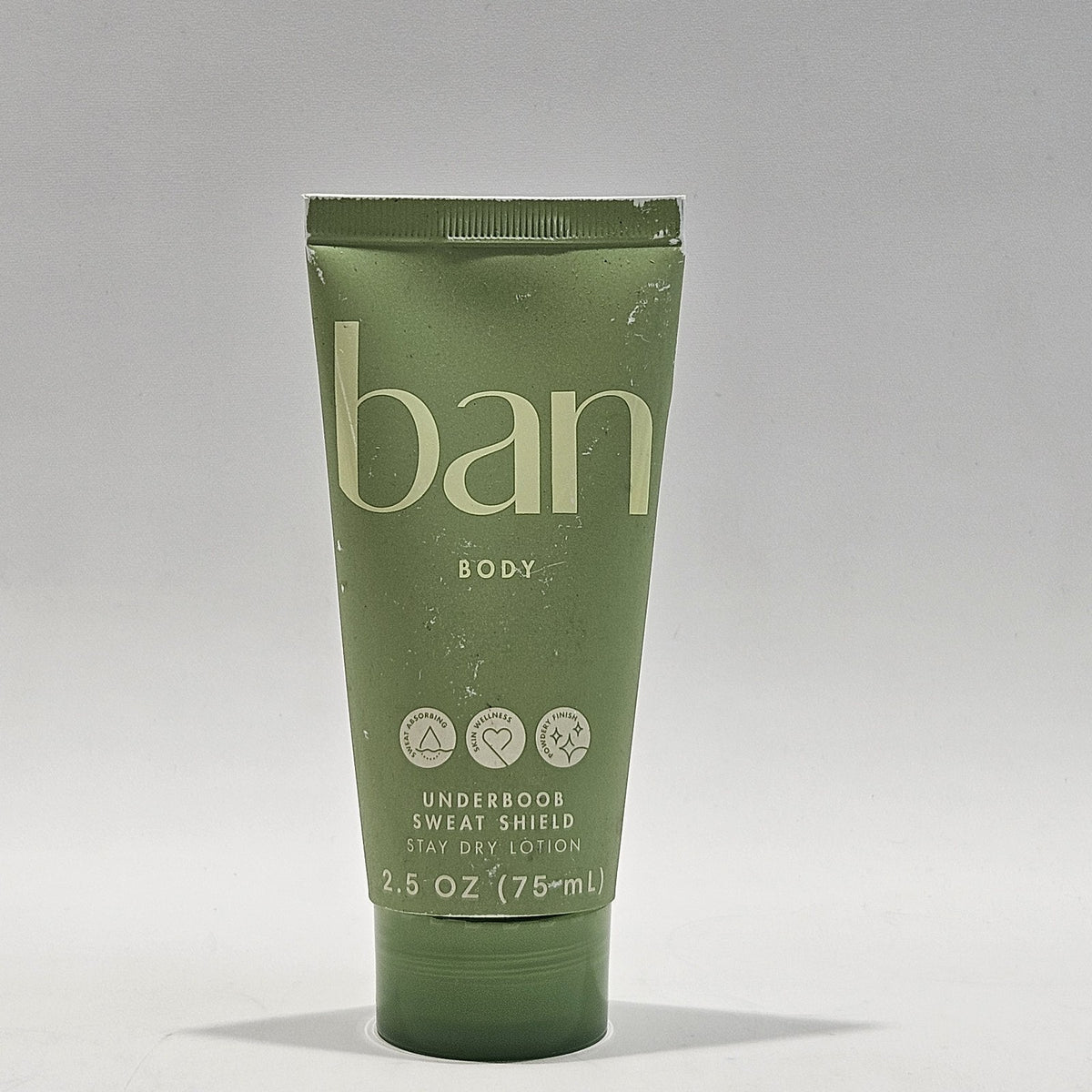 Underboob Sweat Shield Deodorant Lotion Unscented 2.5 oz - Body Protection